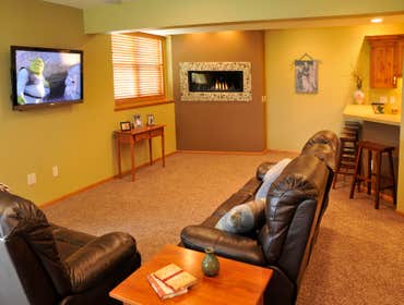 Basement Remodel After