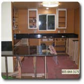 Santa Barbara Kitchen Remodeling This Santa Barbara 1955 kitchen remodeling had the space and the cabinets, all it needed was to restore the beauty hid