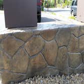 Sign Base. A concrete sign base for a local church in Hood River, OR