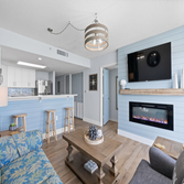 Photos by Castle Headquarters Inc #1 Oceanfront kitchen renovation, with glass tile
