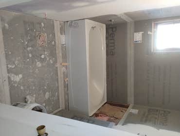 Photos by Good Time Property Services #5 Fans, track And Can Light install Outlet/Switch replacement and tub install and plumbing connected