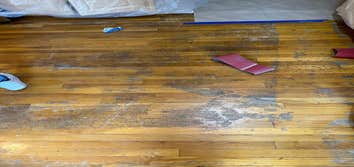 Photos by Strong Innovative Structures Inc #2 Hardwood floor sanding and refinishing, plus stair railing sanding and staining for a clean, refreshed fi