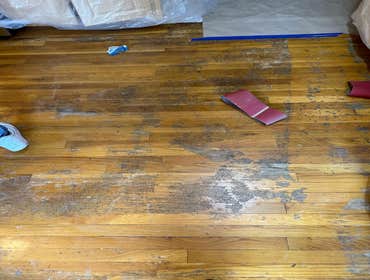 Photos by Strong Innovative Structures Inc #2 Hardwood floor sanding and refinishing, plus stair railing sanding and staining for a clean, refreshed fi