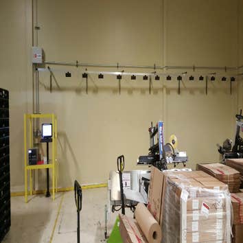 Photo(s) from MerchTel, Inc. This was for Flower Foods / Dave's Killer Bread distribution center (50,000+ sq/ft). Contract was worth $80K