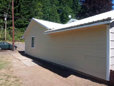 Dry rot repairs and siding replacement Reframe of exterior wall