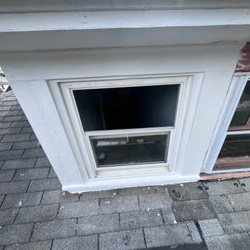 Photos by Howze’s Painting Plus LLC #1 3rd floor widow scraped, sanded and painted.