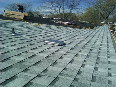 Hallford Contracting Project These photos are of a recent 1100 sq ft porch .
A new roof lament.
Bay window install.