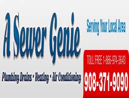 A Sewer Genie Sewer & Drain Heating & Air Conditioning New Jersey heating contractor, New Jersey air conditioning, New Jersey plumbing drain, New Jers