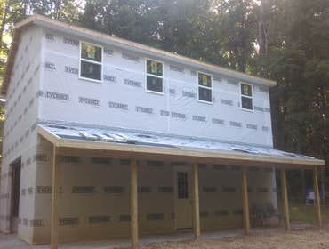 30'x40' two story with lean to