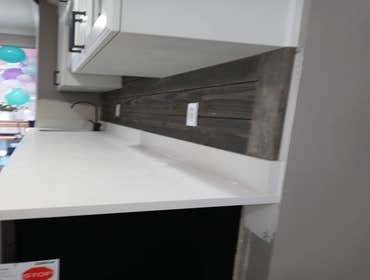 Shiplap backsplash Install new shiplap backslash and new electrical covers