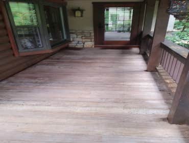 Decking/Logs/Fascia Refinishing & Patio Stone Leveling