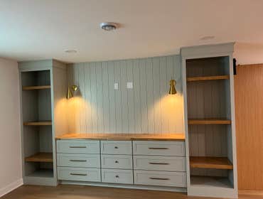Photos from TGC Remodeling Pool room convert to three one bedroom apartments. Job - convert former pool room in basement of apartment building to three