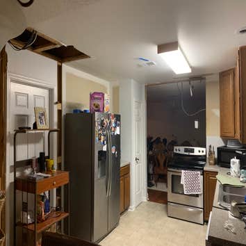 Before..Cabinets,flooring