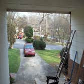 Enclosed garage port