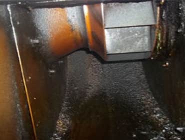 Various exhausts Kitchen exhaust cleaning from various places.