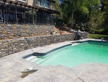 Back yard project