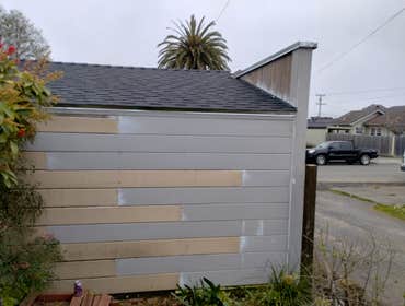 Photos by Kts Construction #1 New roof box gutter fixed rotted siding new trim and dug dirt away from building