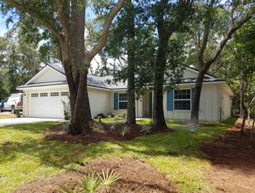 Fernandina Beach - 1601SF, 1 story 3 bed 2 bath Custom Home 1 story 3 bed 2 bath 2 car garage with separate dining room and office, open kitchen/living