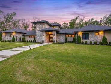 Versailles Modern home This was a custom designed home that we were asked to build. It was something different from what we normally do but it turned 