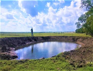 Pond in Rhome, TX