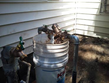 BackFlow valve Installation