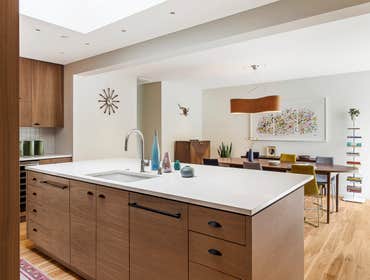 Dramatic modern remodel for young family in Marin Craig transformed this 1954 Marin County home into modern, light-filled and spacious living spaces w