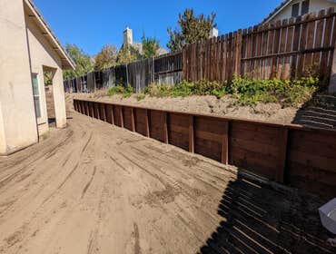 Highland Retaining Wall After