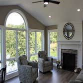 Sunroom addition looking over Lake Linganore