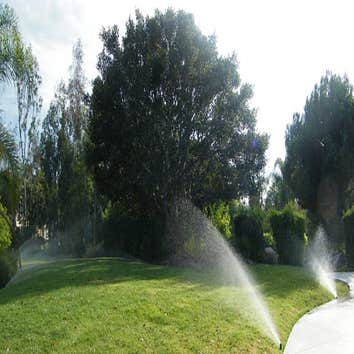 Irrigation System for 4 acre property This was installed professionally and set to automatically adjust timing as the weather changes. We also install