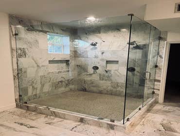 Double Shower Marble 2 Plus Tub