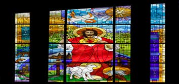 Contemporary Stained Glass Windows Contemporary Stained Glass windows created for churches around the country.