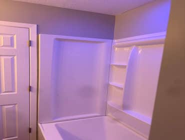 Bathroom Remodel A full bathroom gut and remodel involves completely removing the existing bathroom down to the structural framing and rebuilding the s
