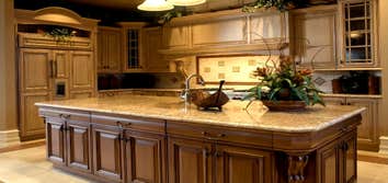 These kitchens look great after getting cabinet refacing by Cabinet Cures of Oklahoma! You can have your dream kitchen without having to spend all the 