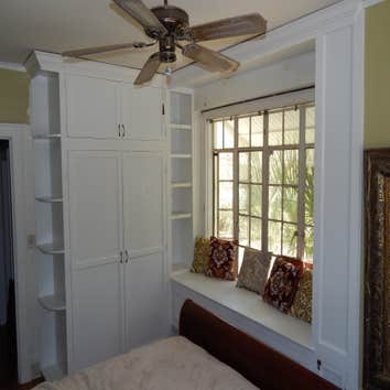 Custom Built In Armoir/seating