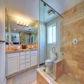 new bathroom - frameless glass
