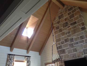 Vaulted ceiling