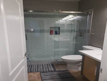 Custom shower/ glass doors/ shower conversion/ plumbing