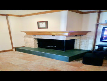 New fireplace Facelift