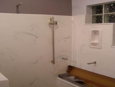 Bathroom, windows and door remodel