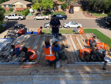 Prepping the Roof Deck in Broomfield