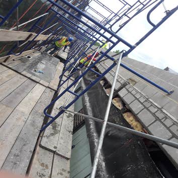 Photos by Primecity Contracting & Restoration Inc #1 Change lentals and parapet wall, added cinder blocks