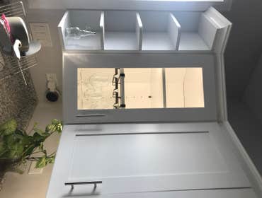 Photos by North-stone Electric, Inc #4 New circuits for dishwasher, garbage disposal, microwave and stove. Added some under cabinet LED ribbons to make