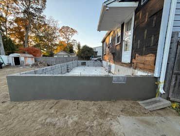 NORTHFIELD NJ FOUNDATION Excavation, Footing, Foundation Wall, Damp Proofing, Grading.