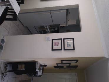 Before Photo of Kitchen, Closed Wall on Right Side