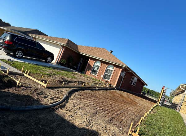 prep for new driveway