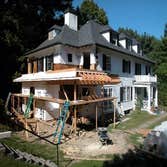 Kitchen Addition and Asian Inspired Craftsmen Mahogany Porch