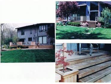 landscapes Various lawn and landscape design projects including decks