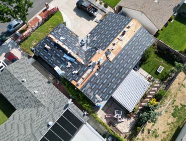 Photos by All Things Roofing #1 For this project in Semi Valley, CA
We did a Full re roof.
We tore off existing roofing down to the wood sheeting, we 