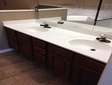 Vanity top photos from Spraymasters Update instead of throwing it away