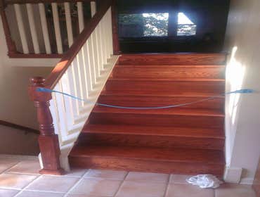 After rail and steps
